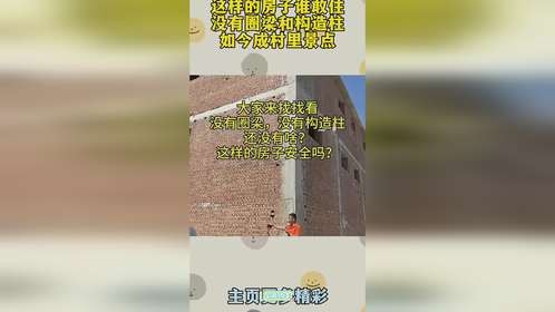 这样的房子谁敢住，没有圈梁和构造柱，如今成村里景点