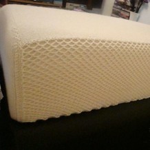 沙发背穿新衣 旧物改造之钩织结合沙发罩 