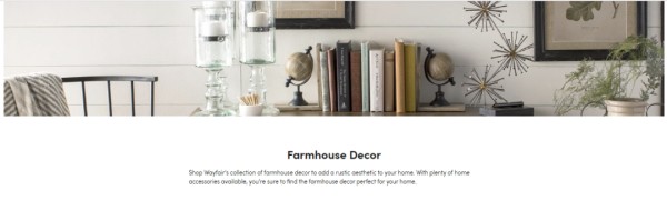 Wayfair家居装饰类目“新地图”第二站：家居装饰