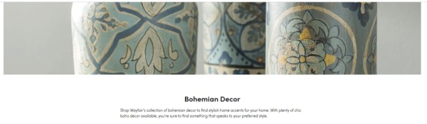 Wayfair家居装饰类目“新地图”第二站：家居装饰