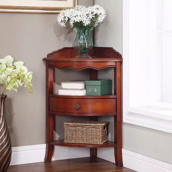 墙角三角柜子效果图