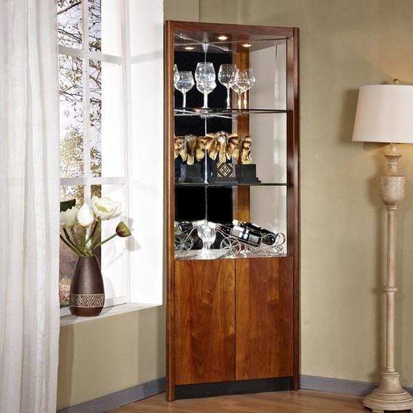 墙角三角柜子效果图