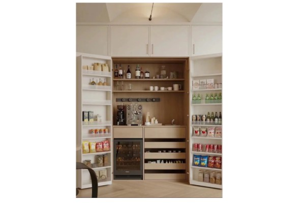 武汉中古风橱柜定制多少钱,柜体收纳