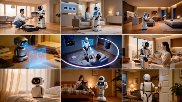智能机器人家庭生活应用