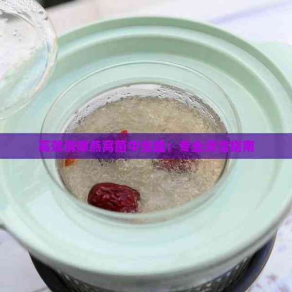 高效清除燕窝菌中虫蛆：专业清洁指南