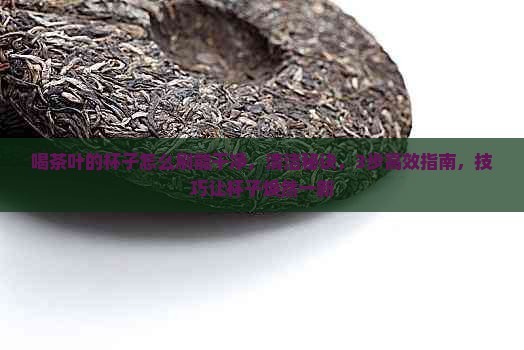 喝茶叶的杯子怎么刷能干净