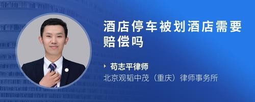 酒店停车被划酒店需要赔偿吗