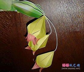 折纸铃兰花简单
