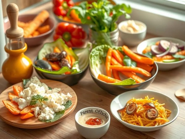 如何通过亲子厨房时光解决挑食问题：五种创意料理让孩子爱上蔬菜！