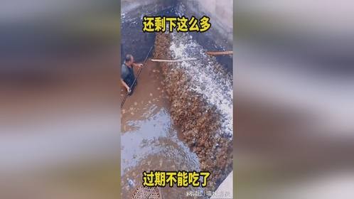 还剩下这么多，过期不能吃了。