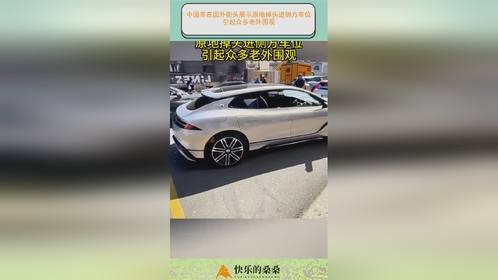 中国车在国外街头展示原地掉头进侧方车位，引起众多老外围观