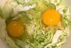 一人食｜低卡减脂包菜鸡蛋饼（减肥党必学❗️）