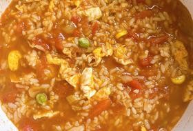 一人食|剩米饭这样做超级香（红柿泡饭）