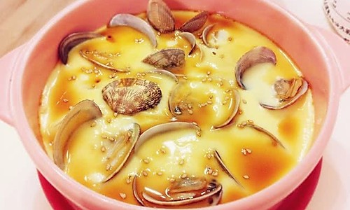 蛤蜊炖蛋的做法