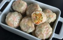 西葫芦虾仁蒸饺