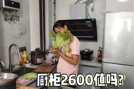 厨房整体橱柜2600，很结实实用，就是柜子太高了，腰板要直才可以视频封面