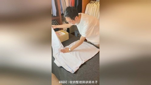 不费时的衬衫折叠方法，还原原包装，精致又不伤衣领，