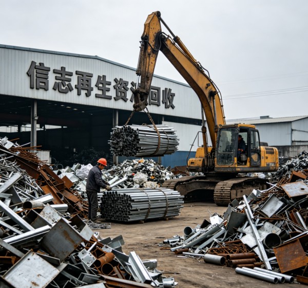 废旧物资回收现场