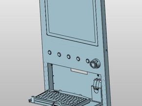 隐藏式显示器键盘操作柜体
