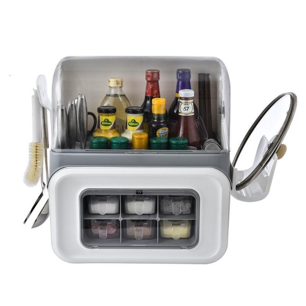 厨房用品家用大全放调料调味品烘焙精灵收纳盒收纳盒子