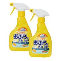 三津荣日本进口多功能泡沫浴室强力去污桌面茶垢空调地板玻璃清洁剂瓷砖清新香型400ml×2瓶