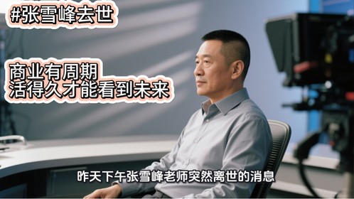 商业有周期，活得久才能看到未来#张雪峰去世