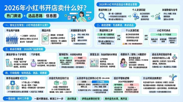 2026年小红书开店该怎么看赛道?