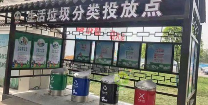 不锈钢脚踏地埋式升降垃圾桶老旧小区垃圾投放点