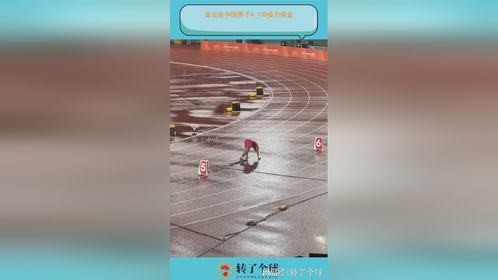 亚运会中国男子4_100接力摘金。