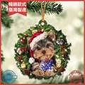 聖誕挂件動物印花裝飾多用途聖誕樹掛狗挂件家用