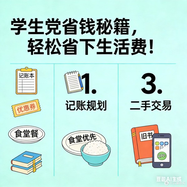学生党省钱秘籍，轻松省下生活费！
