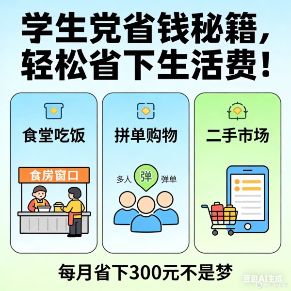 学生党省钱秘籍，轻松省下生活费！