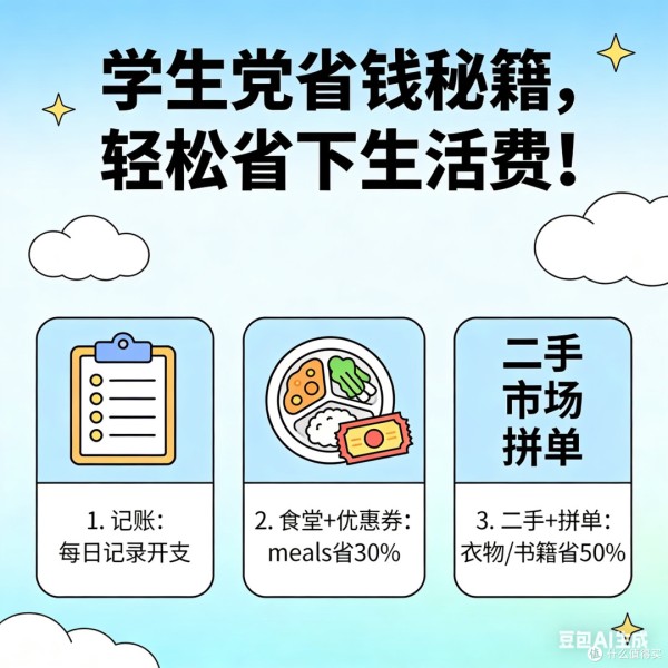 学生党省钱秘籍，轻松省下生活费！