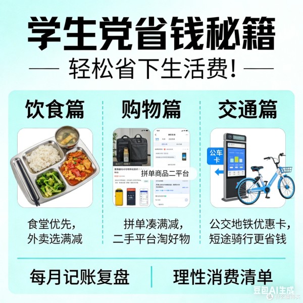 学生党省钱秘籍，轻松省下生活费！